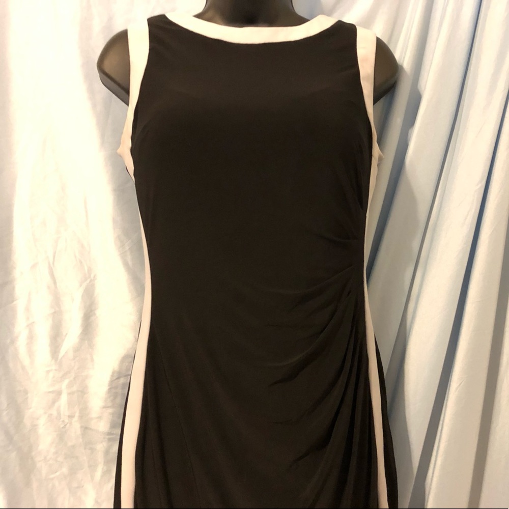 Chaps Rouched Sheath Dress - Picture 7 of 8